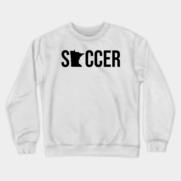 Soccer Minnesota Crewneck Sweatshirt by rustyskate